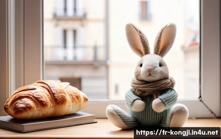 콩지래빗의 SNS 마케팅 - **Prompt for Instagram: "Cozy French Morning with Kongji Rabbit"**
    "A beautifully styled flat la...